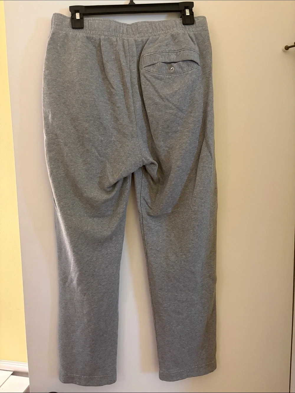 Nike men’s Light Grey Athletic Sweatpants with White Logo